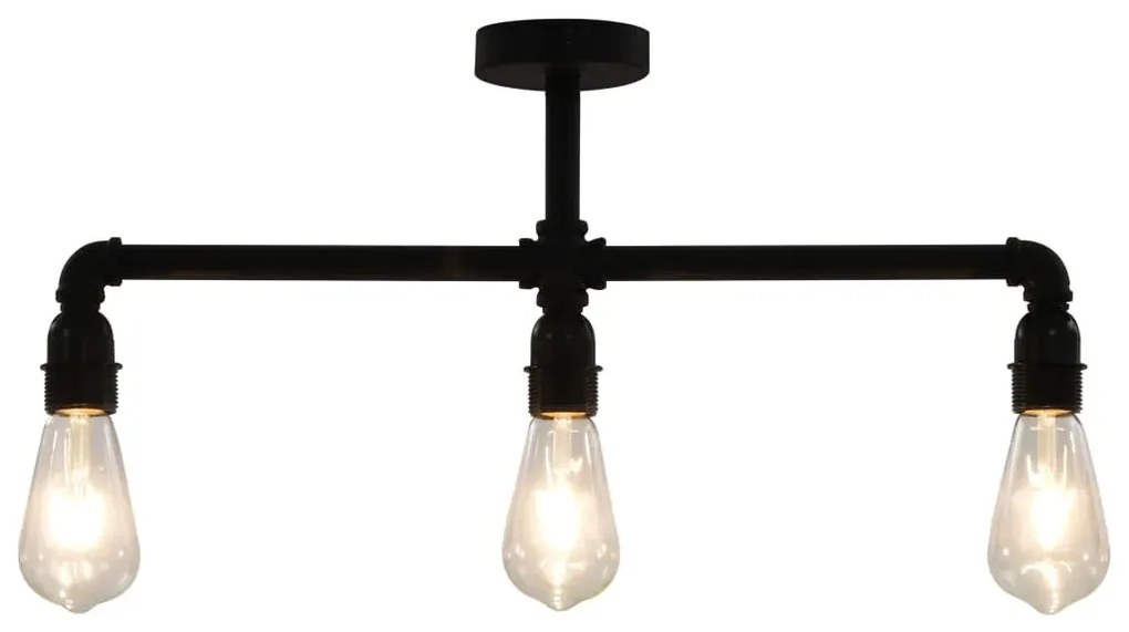 Czarna lampa sufitowa loftowa - EX175-Vicky