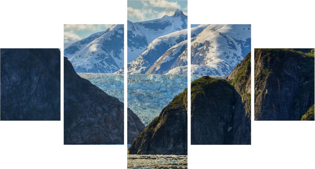 Obraz krajobrazu z górami (125x70 cm)