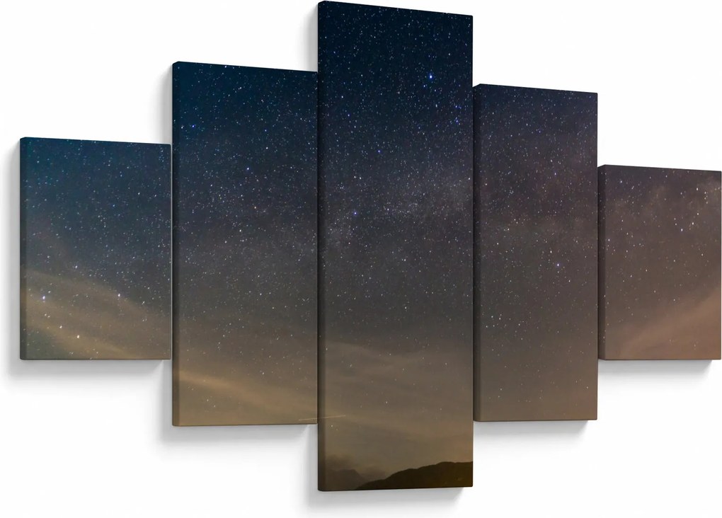 Obraz nocnego nieba (125x70 cm)