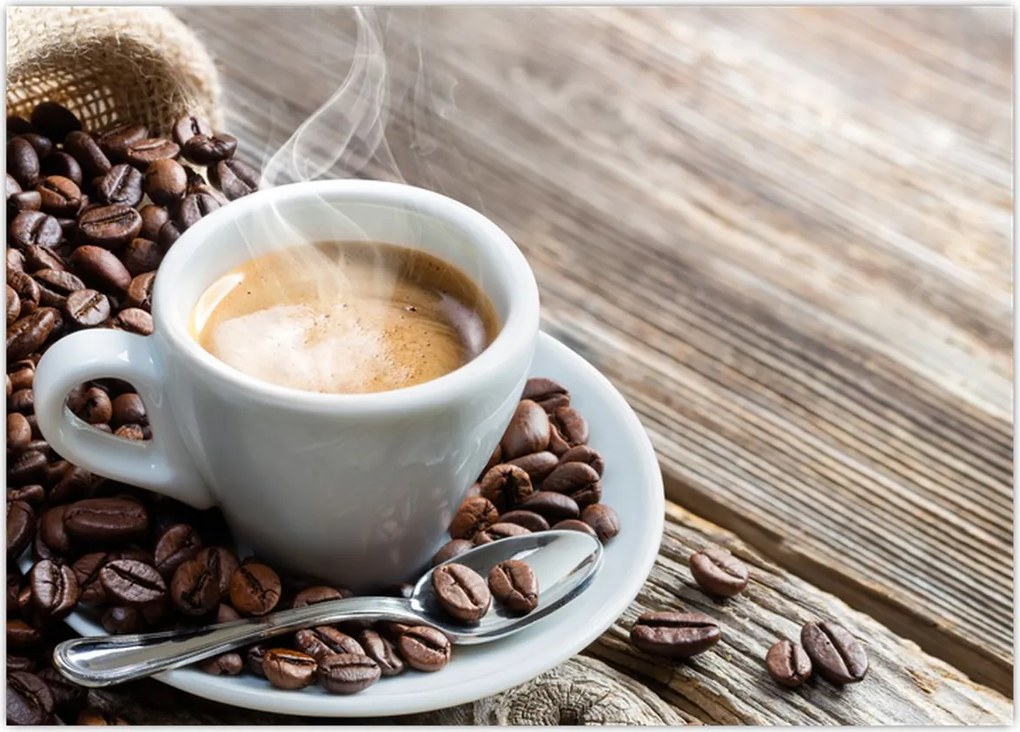 Obraz na szkle - Espresso (70x50 cm)