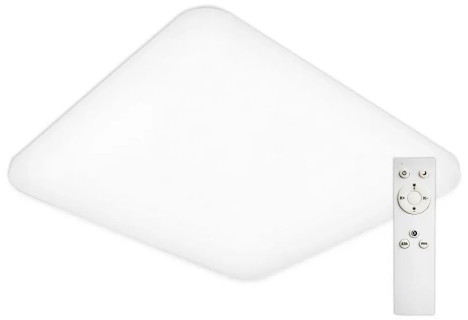 Top Light - LED ściemniane plafon OCEAN H80LED/100W/230V + DO kwadrat