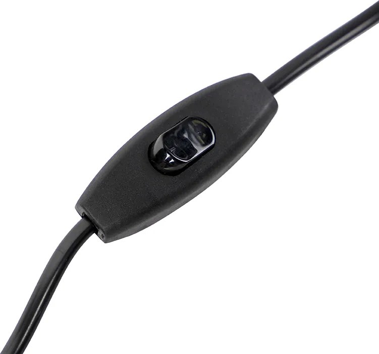 Lampa stołowa w stylu art deco brązowa bez klosza - Bruut