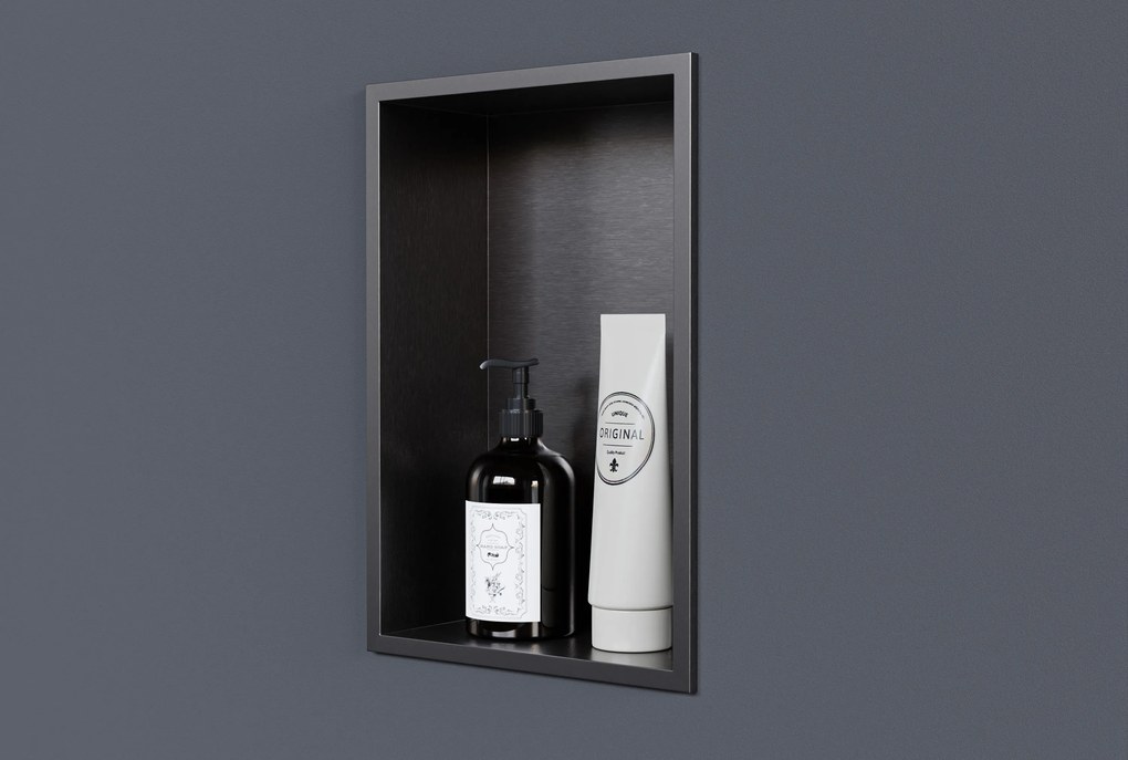 Półka wnękowa ścienna ze stali nierdzewnej NT203010X