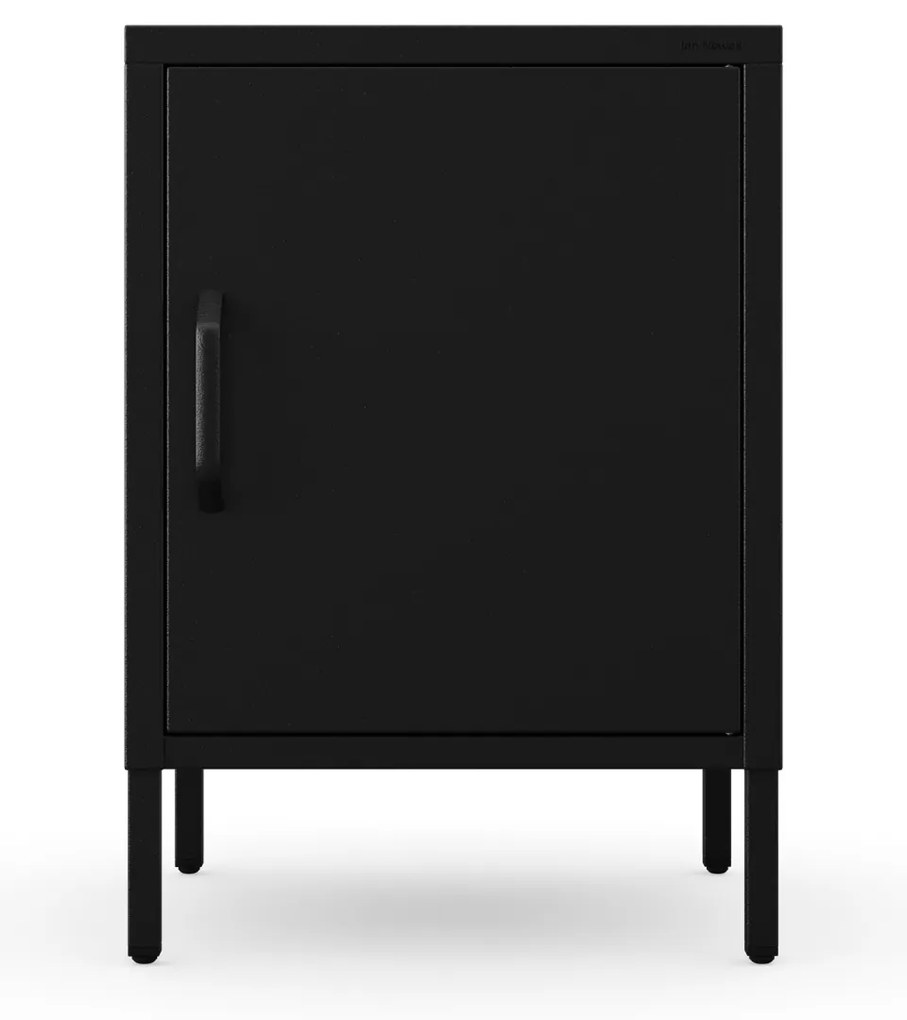 Szafka nocna metalowa czarna Modern MIA X 424 x 595 x 400 mm