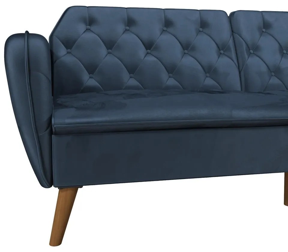 Niebieska rozkładana sofa 211 cm Tallulah – Novogratz