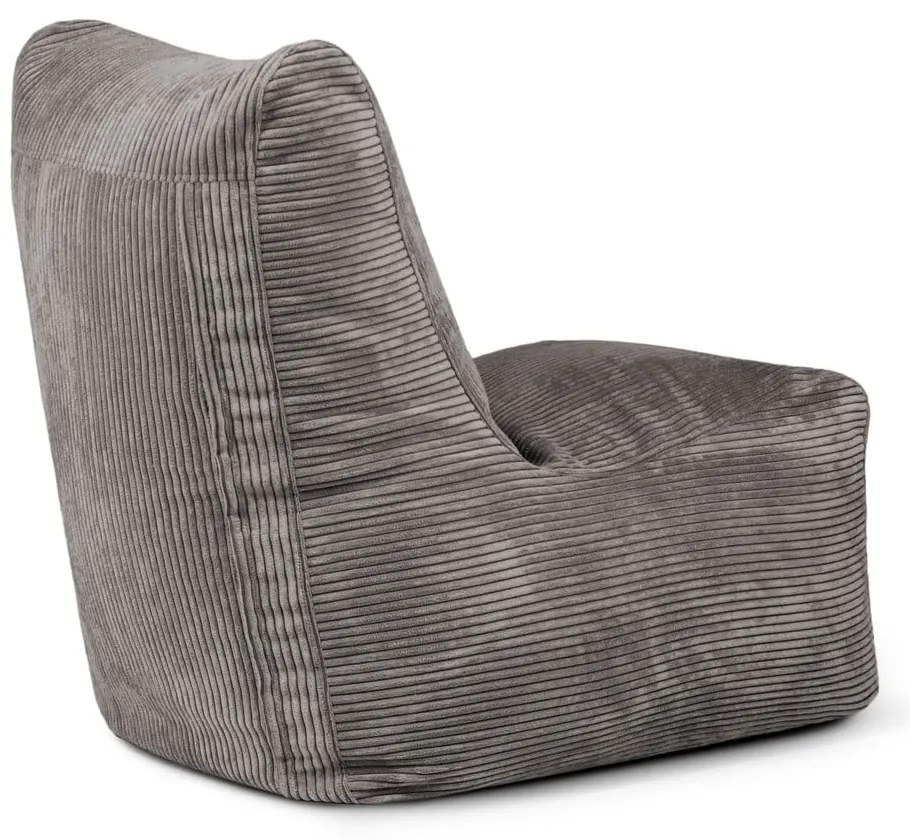 Jasnoszary sztruksowy worek do siedzenia Seat Lounge – SLOWDOWN