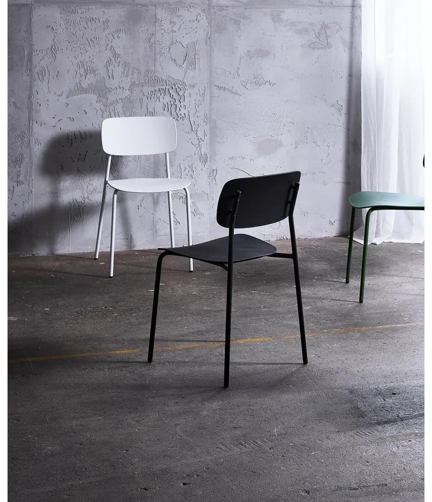Czarne krzesła zestaw 2 szt. Kirkland – Unique Furniture