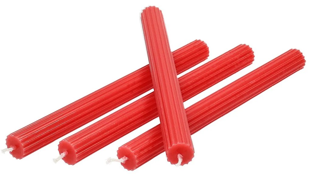 Zestaw świec stroikowych Classic Red 2x25 cm