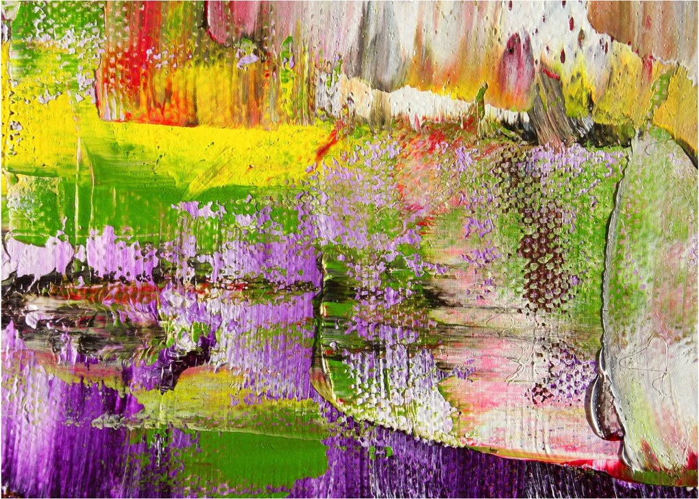 Obraz abstrakcji - malarstwo (70x50 cm)
