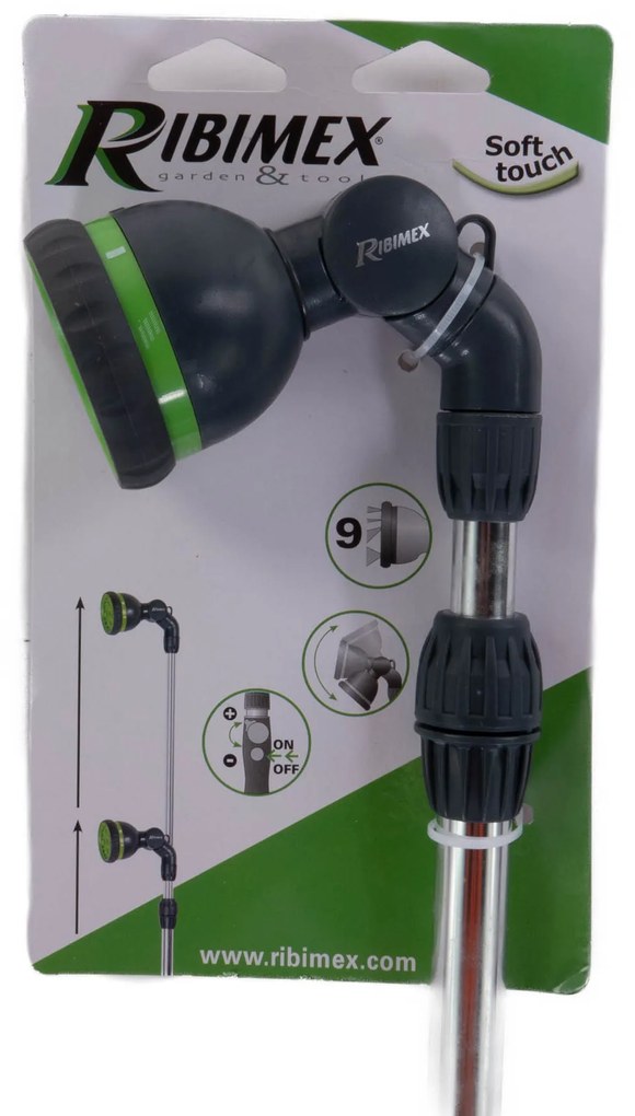 Lanca do podlewania RIBIMEX, 9 trybów, regulowana długość