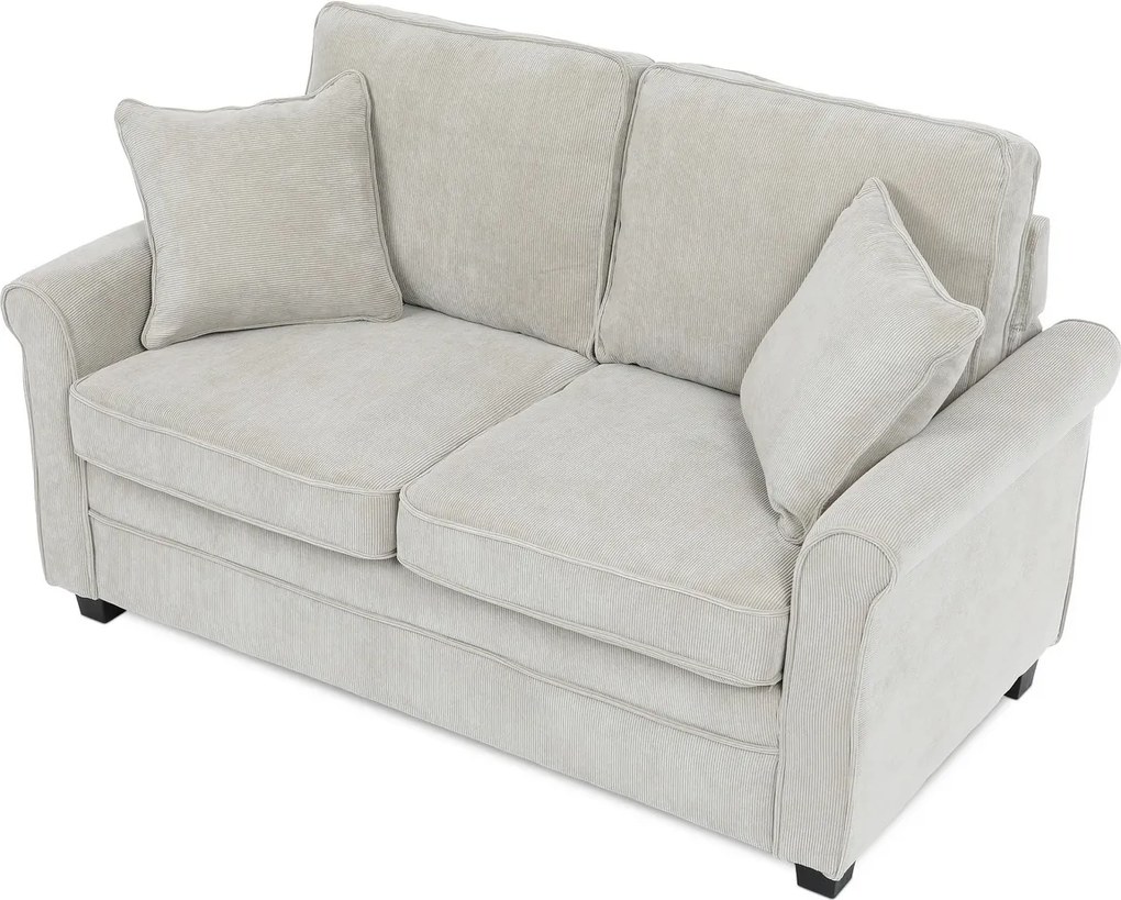 Sofa dwuosobowa ASB-4170 BGE2, sztruks, beżowy