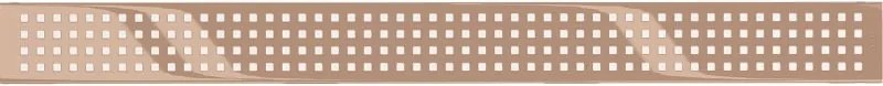 Mexen Flat M08 maskownica do odpływu liniowego 50 cm, różowe złoto - 1625050