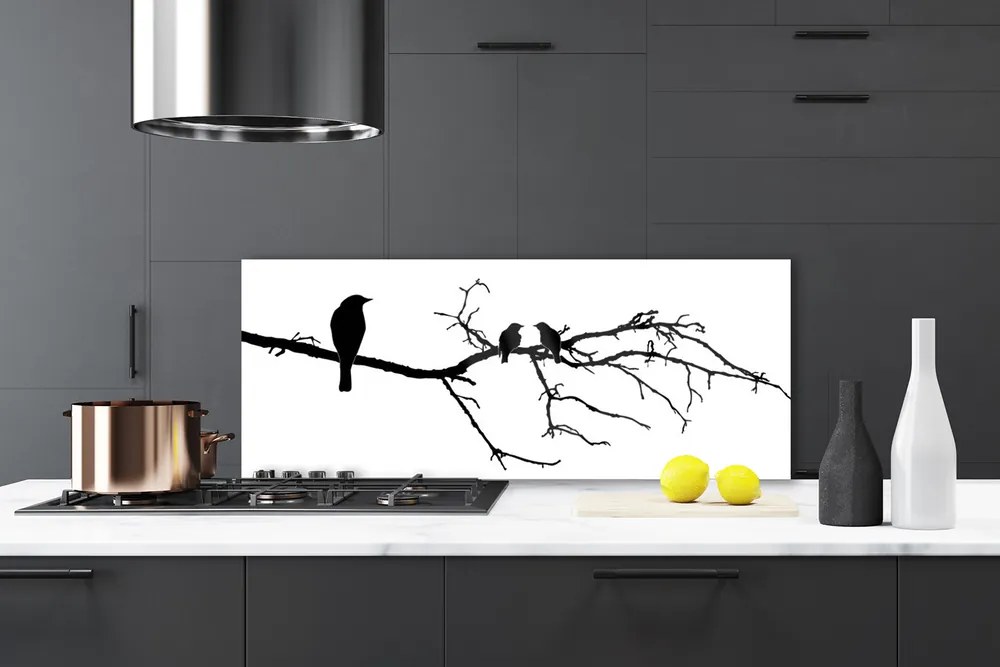 Panel Kuchenny Śpiew Ptaków Na Gałęzi