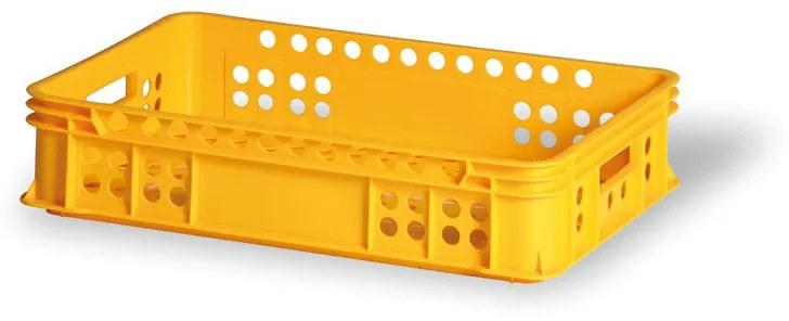 Plastikowe skrzynki, 600x400x135 mm (N 131-10)