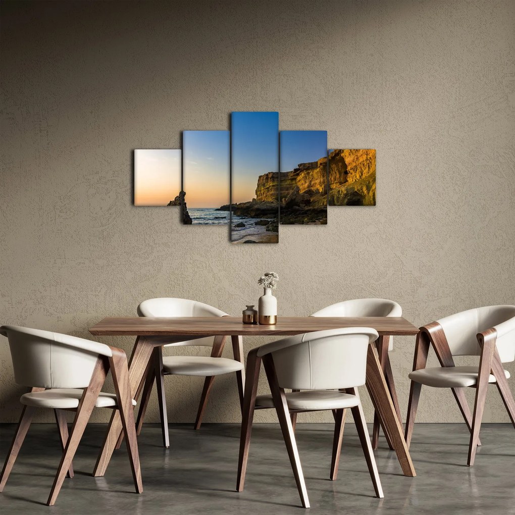 Obraz - klif morski (125x70 cm)