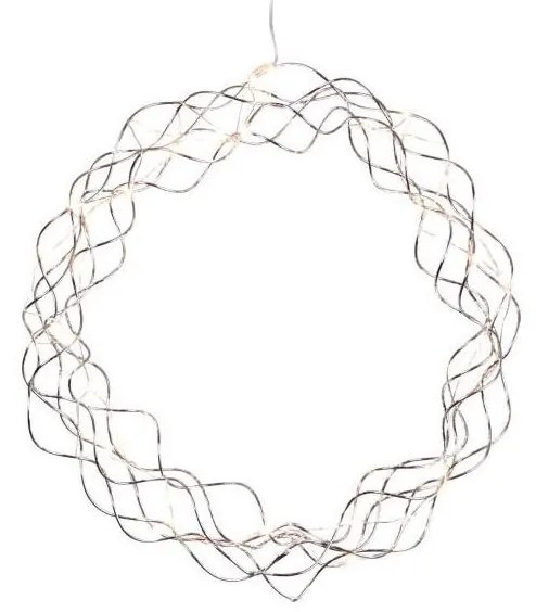 Eglo 411015 - LED Dekoracja bożonarodzeniowa CURLY 30xLED/0,064W/230V błyszczący chrom