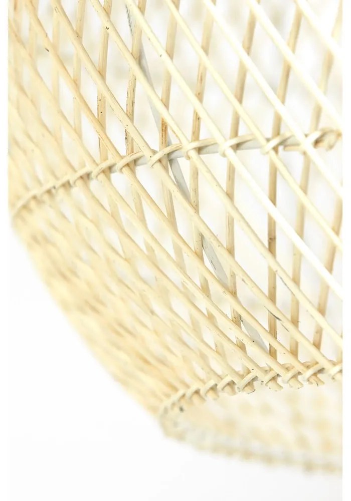 Lampa wisząca z rattanowym kloszem ø 60 cm Charita – Light &amp; Living