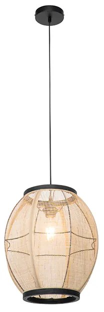 Orientalna lampa wisząca brązowa 35 cm - RobKolonialny Oswietlenie wewnetrzne