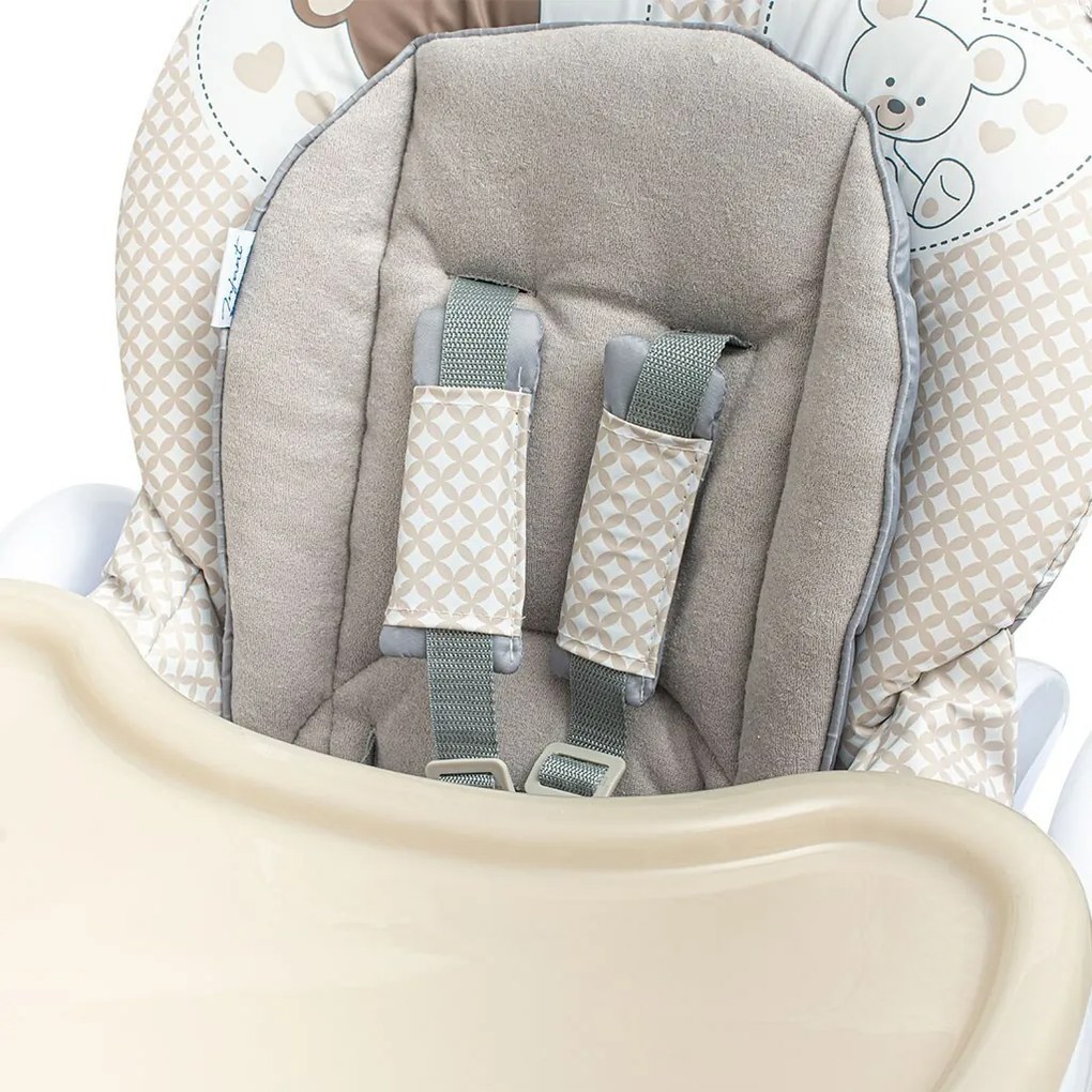 Baby Mix Krzesełko dla dzieci do karmienia, beżowy