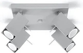 Plafon MERIDA 4 szary