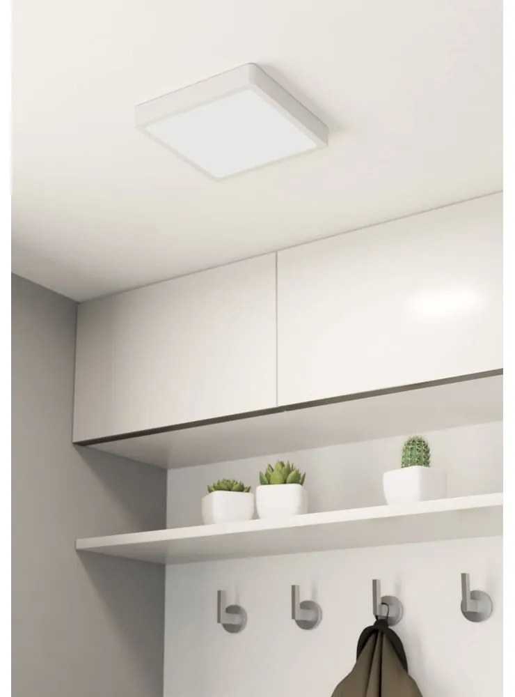 Biała lampa sufitowa LED 21x21 cm FUEVA 5 – EGLO