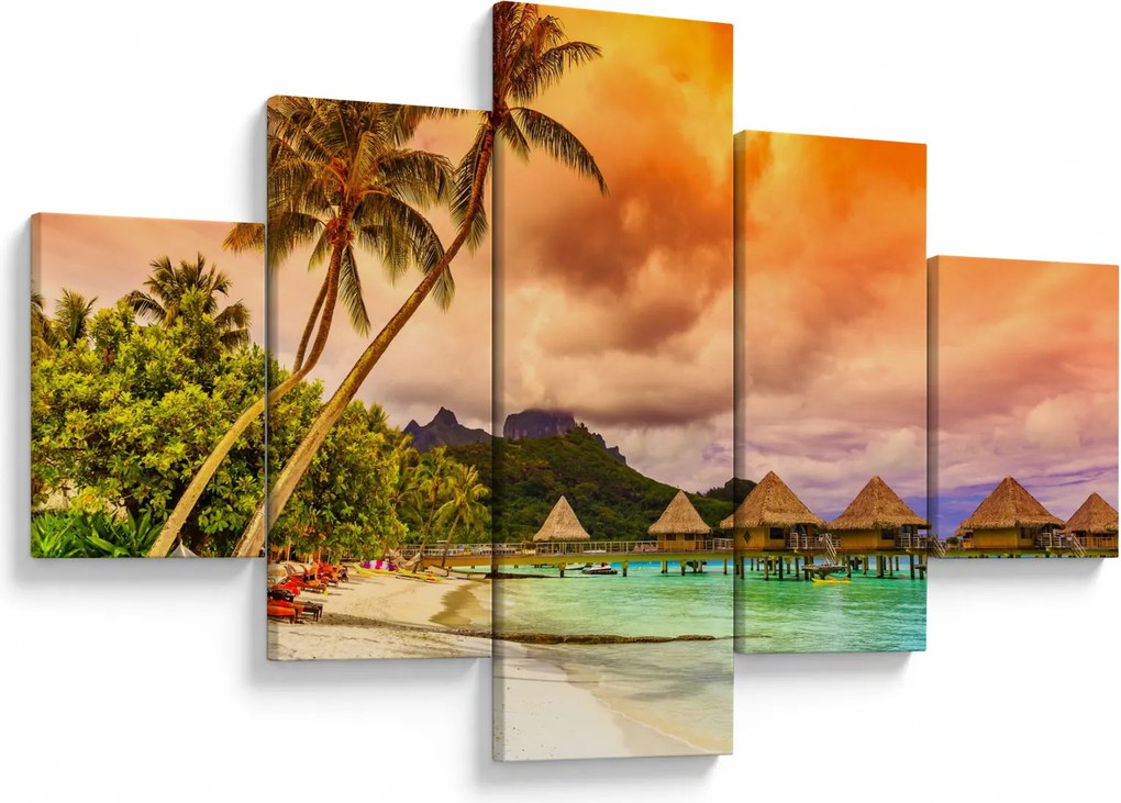 Obraz - Bora Bora Island (125x70 cm)
