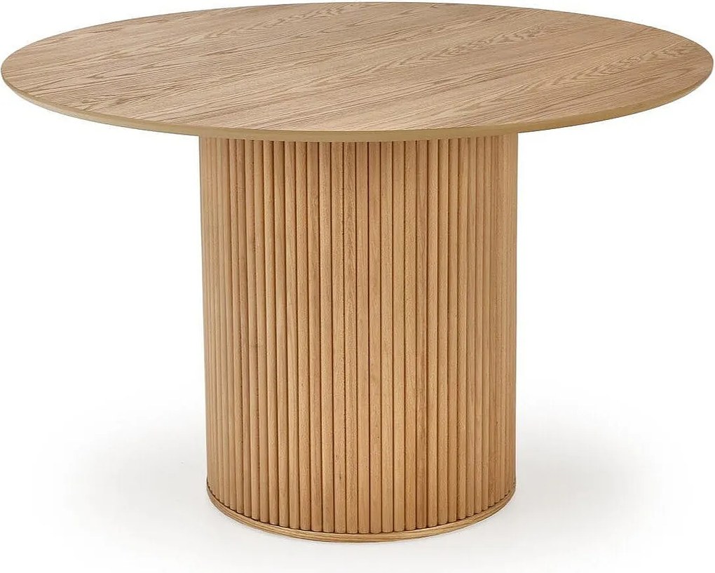 Stół okrągły LOPEZ 120x120 dąb