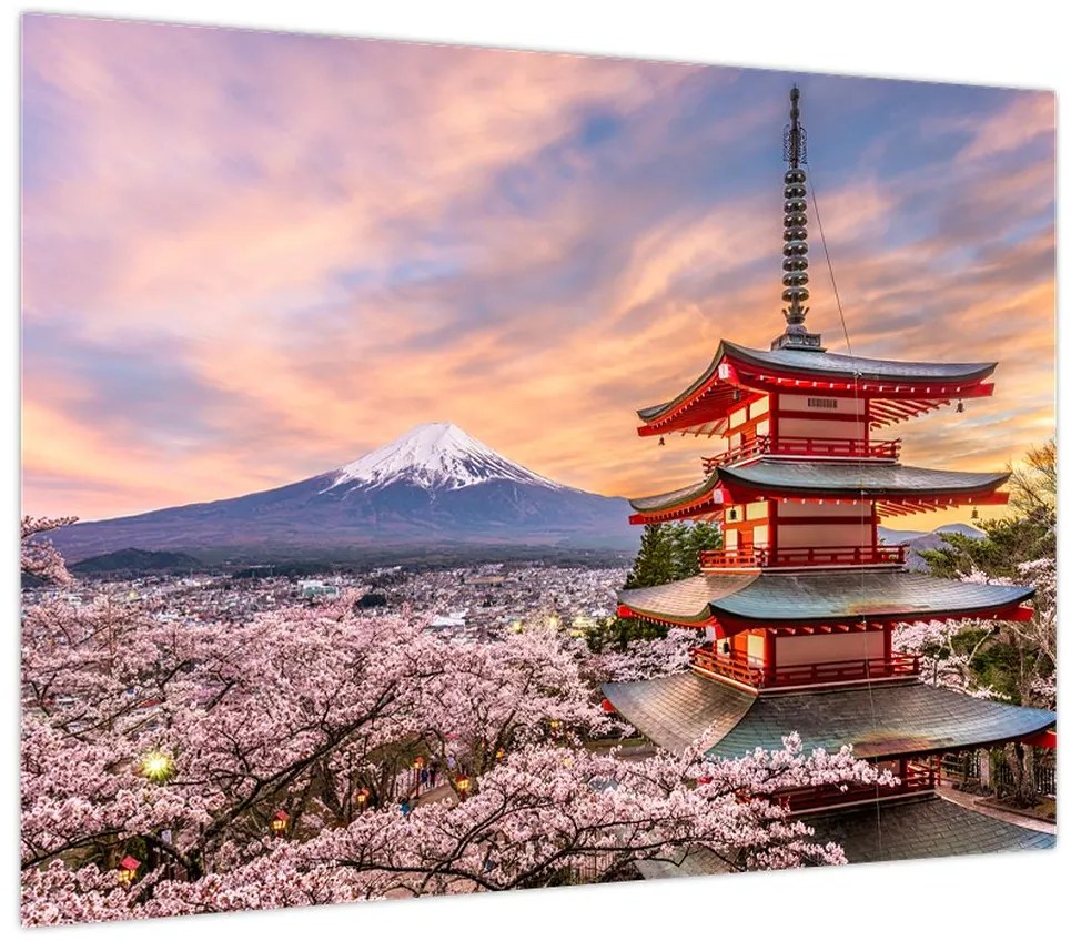 Obraz - Fudżi, Japonia (70x50 cm)
