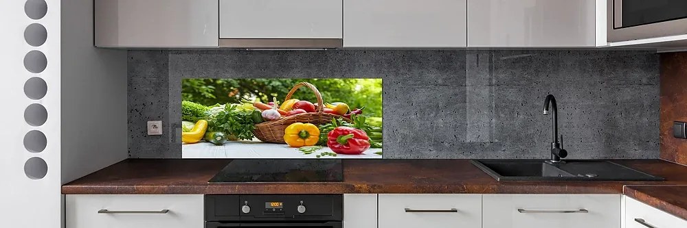 Panel dekor szkło Kosz warzyw