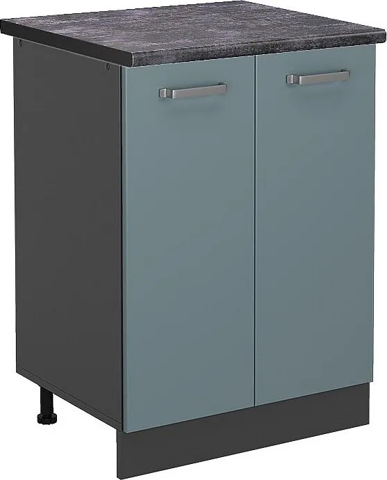 Szafki kuchenne niebiesko-szary 60x60x81.6 r-line