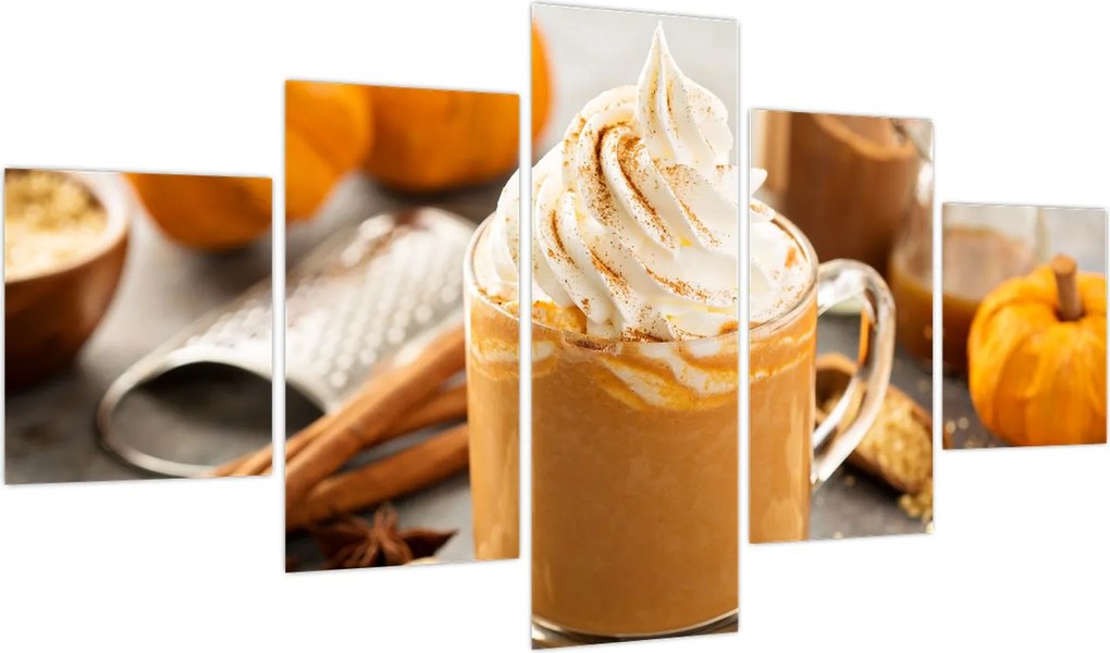Obraz - Dyniowa latte (125x70 cm)