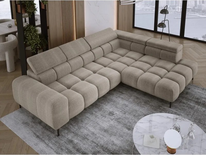 Narożnik PLAZA L wolnostojący Prawostronny w tkaninie EDEN 04 WERSAL