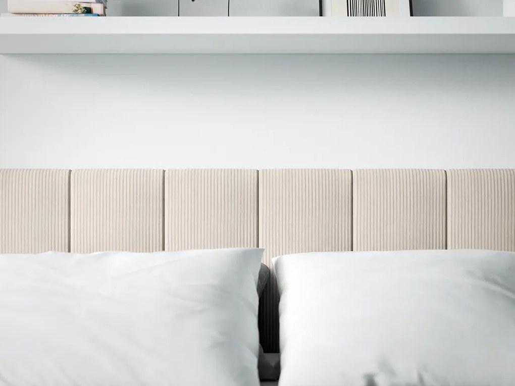 Tapicerowany panel ścienny FRAME LINCOLN 30x60 cm Kolor: Jasnoszary