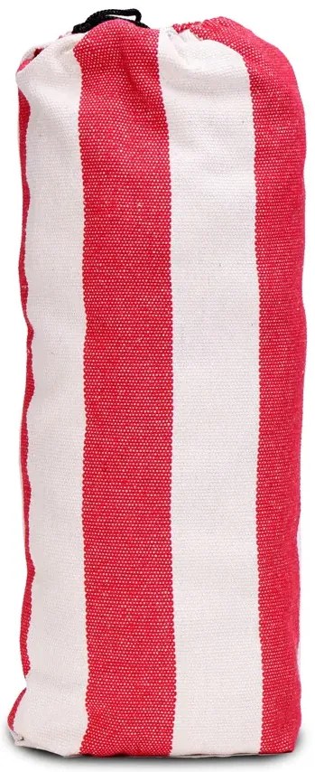 Klasyczny hamak ogrodowy w paski B5-D49