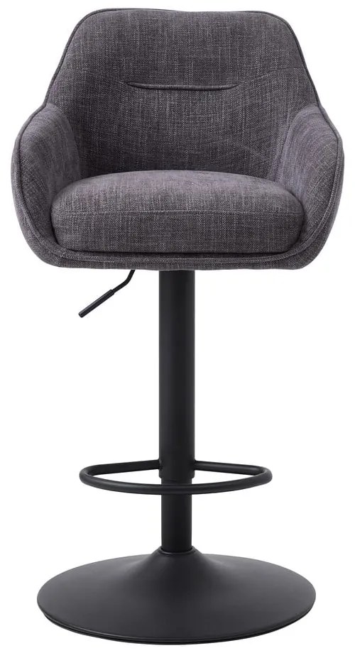 Szare hokery zestaw 2 szt. (wysokość siedziska 69 cm) Avola – Unique Furniture
