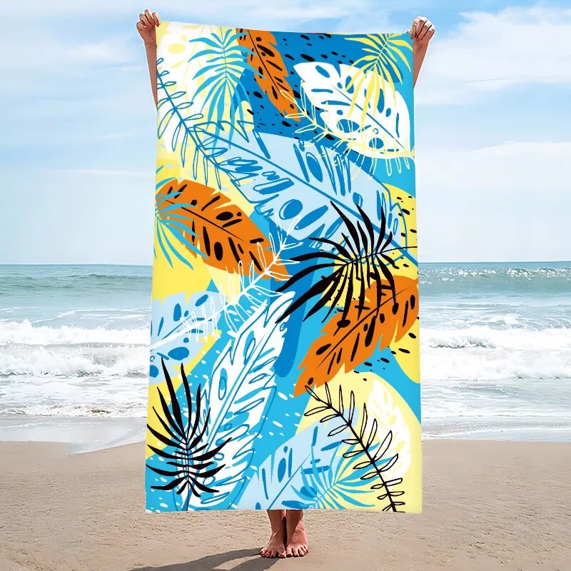 Ręcznik plażowy SUMMER FRESH 100x180 cm kolorowy, 100% mikrofibra