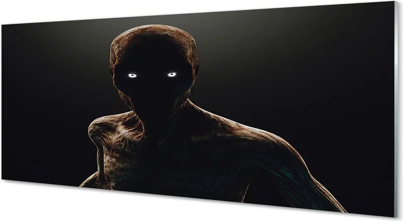 Szklany Panel Przerażająca Postać bez Włosów