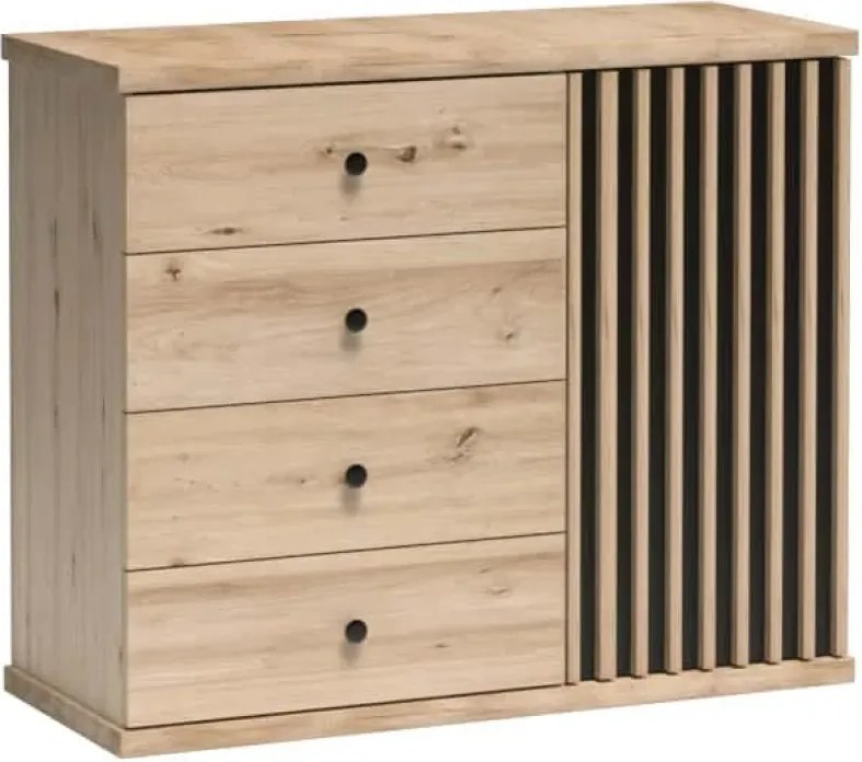 Komoda KOLI C-5, dąb artisan