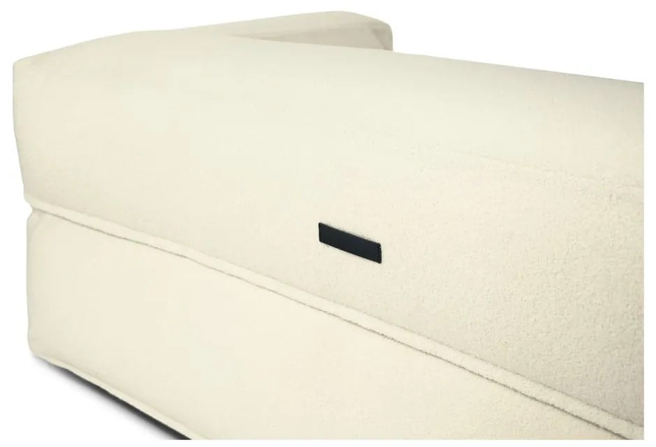 Jasnoszary worek do siedzenia z materiału bouclé Sofa MooG – SLOWDOWN