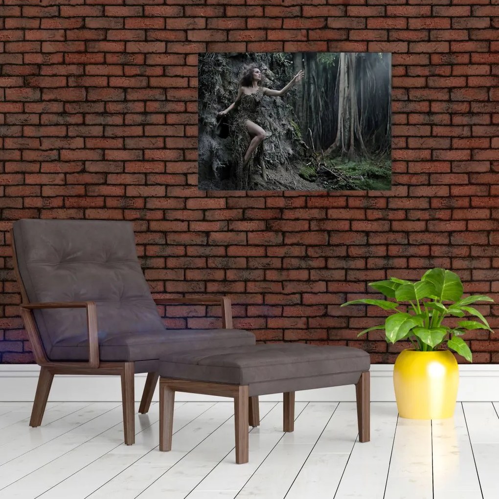 Obraz - Leśna wróżka (70x50 cm)