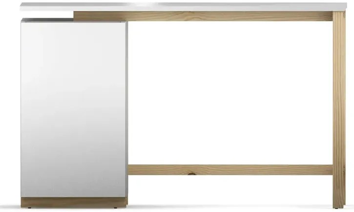 Białe skandynawskie biurko 120x60 M4-N31