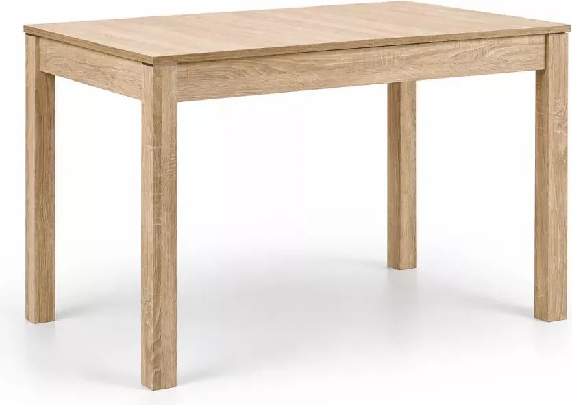 Stół rozkładany Modulor 118-158x75 z blatem z płyty laminowanej na drewnianych nogach do kuchni