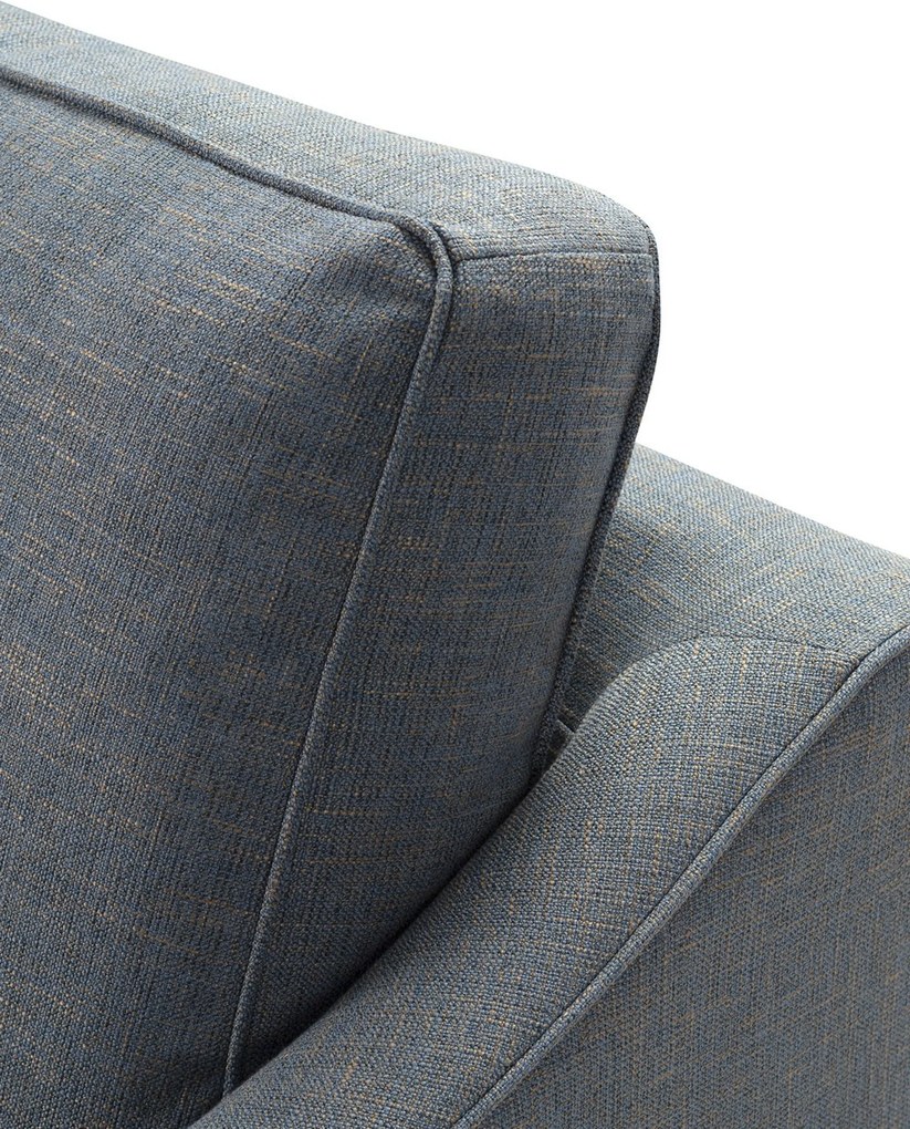 Sofa Venuste denim blue/brown 2-os.