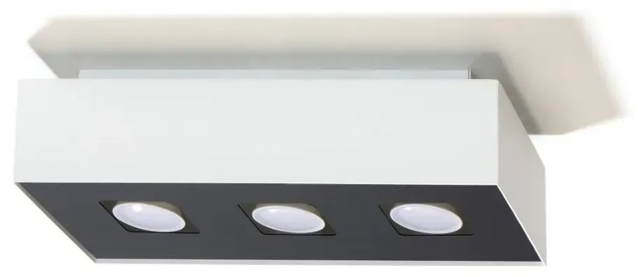 Plafon MONO 3 biały/czarny SOLLUX  LIGHTING