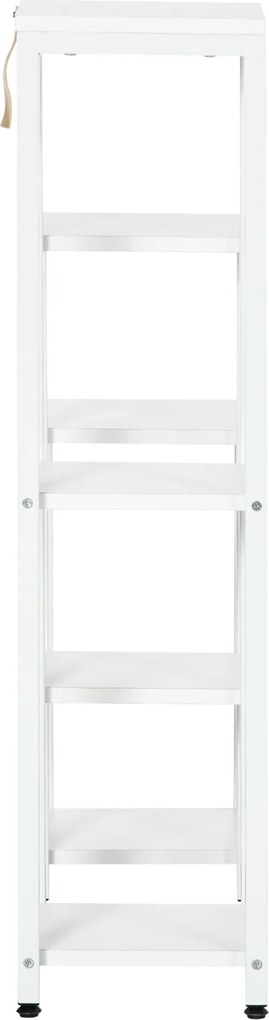 Outsunny Stojak na kwiaty, stojak na rośliny, 7 półek, do użytku wewnętrznego i zewnętrznego, stalowy, biały, 65 x 23 x 94,5 cm