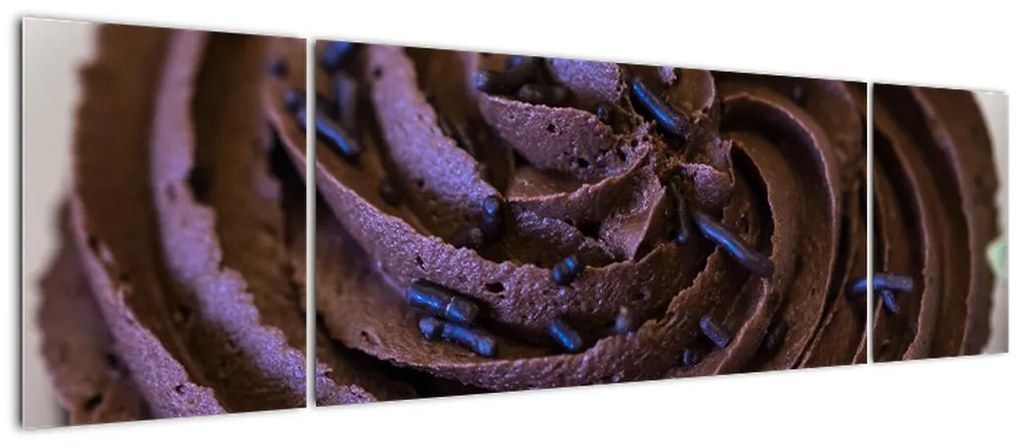 Obraz - Czekoladowa babeczka (170x50 cm)