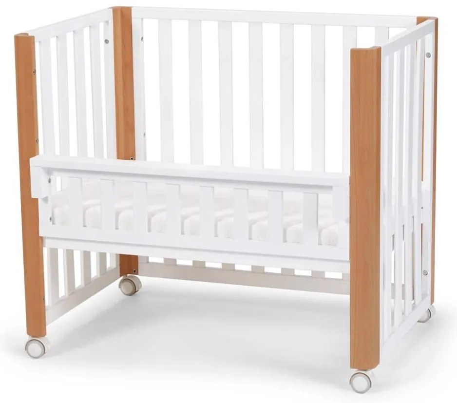 KINDERKRAFT SELECT - Łóżeczko dziecięce 4 w 1 KOYA Premium buk/sosna
