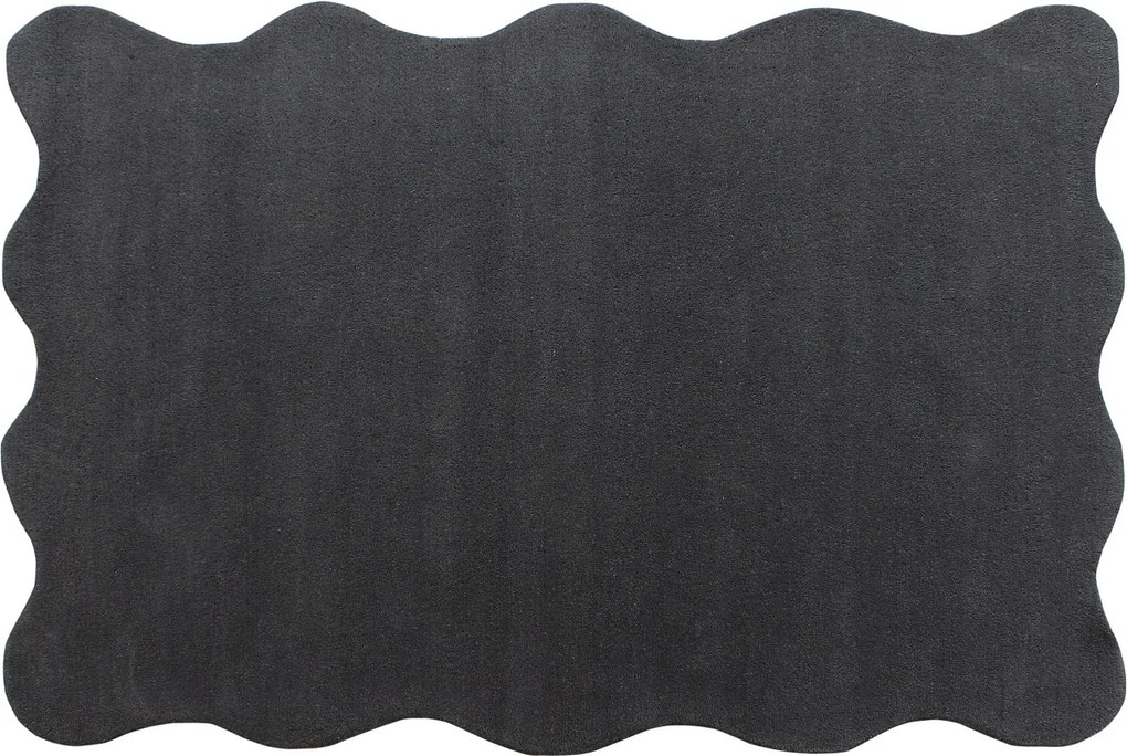 Dywan tuftowany 100% wełna - 200 x 290 cm - Antracytowy szary - 2100g/m² - MERONE