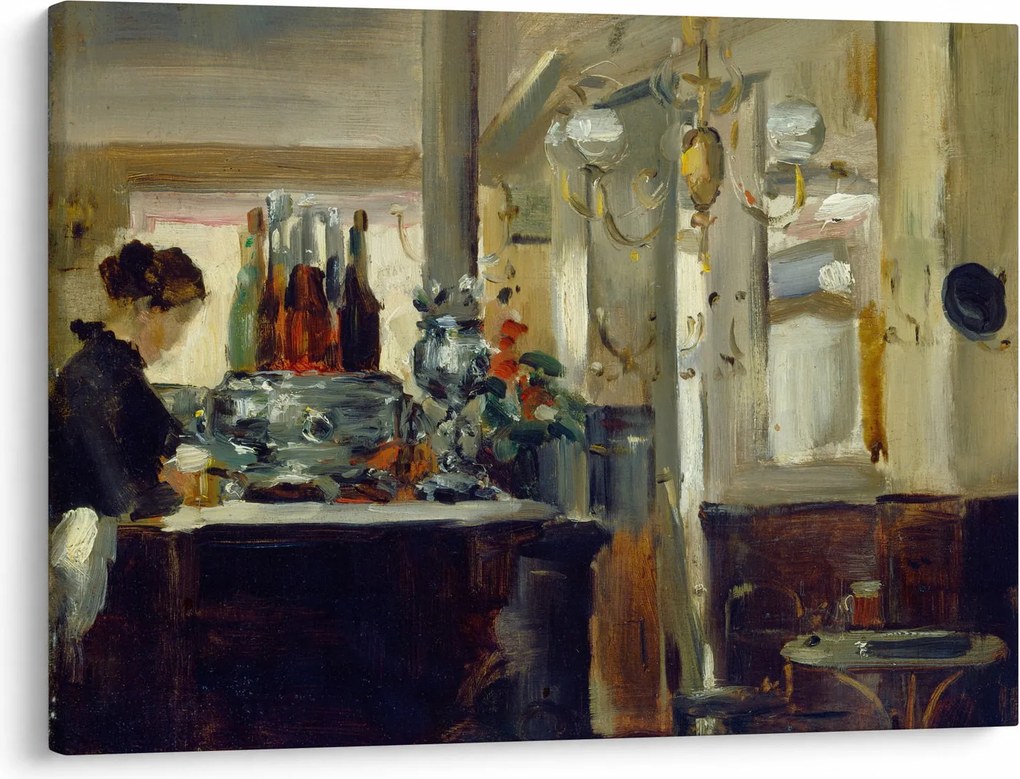 Obraz - Style of Edouard Manet, Bon Bock Cafe, reprodukcje (70x50 cm)