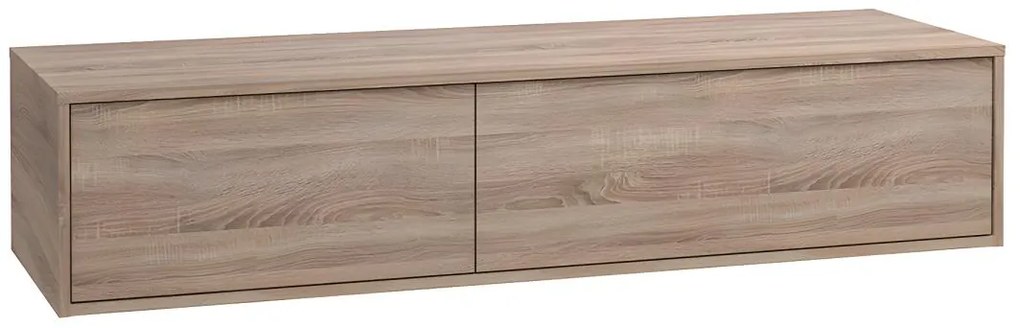 Szafka łazienkowa wisząca   ISAURE w kolorze dębu - 150x32 cm